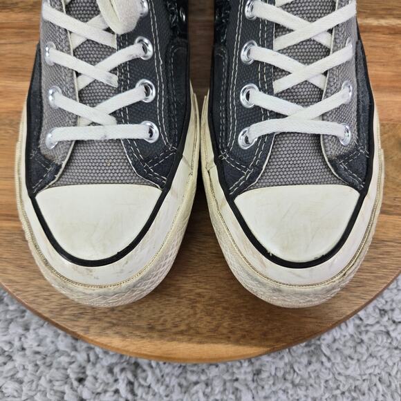 Converse Womens 9.5 Chuck 70 High Crafted Patchwork Mason Casual Y2K Sneaker - Picture 6 of 13